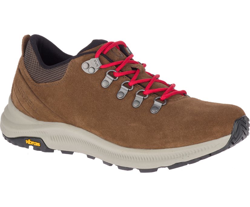 Buty Merrell Ontario Suede - Buty Trekkingowe Męskie Merrell - Kawa [ONYFJ-6703]